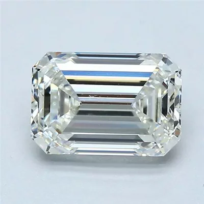 1.52ct J VS2 Rare Carat Ideal Cut Emerald Diamond