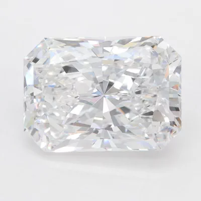 4.08ct D VVS2 Rare Carat Ideal Cut Radiant Lab Grown Diamond