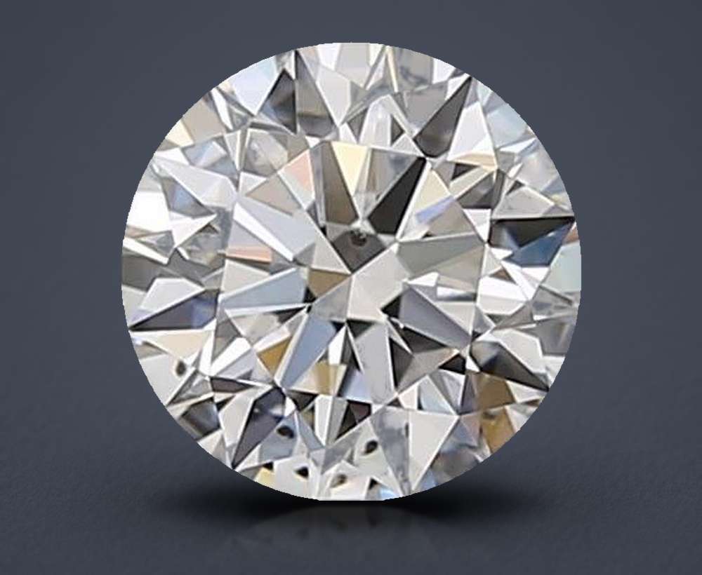 0.73ct E SI1 Rare Carat Ideal Cut Round Diamond