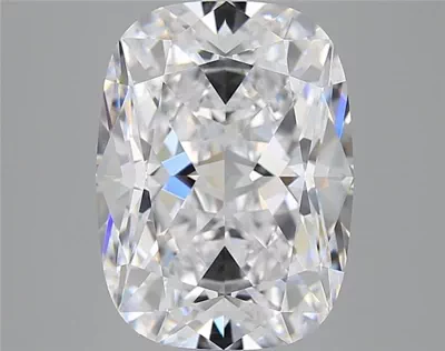 5.19ct D VVS1 Rare Carat Ideal Cut Cushion Diamond