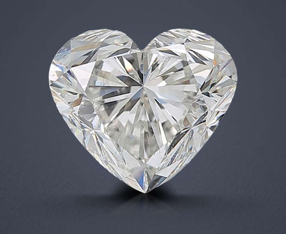 1.71ct I SI2 Rare Carat Ideal Cut Heart Diamond