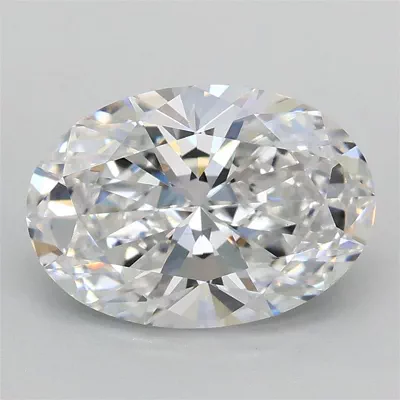 2.09ct D VS1 Rare Carat Ideal Cut Oval Lab Grown Diamond
