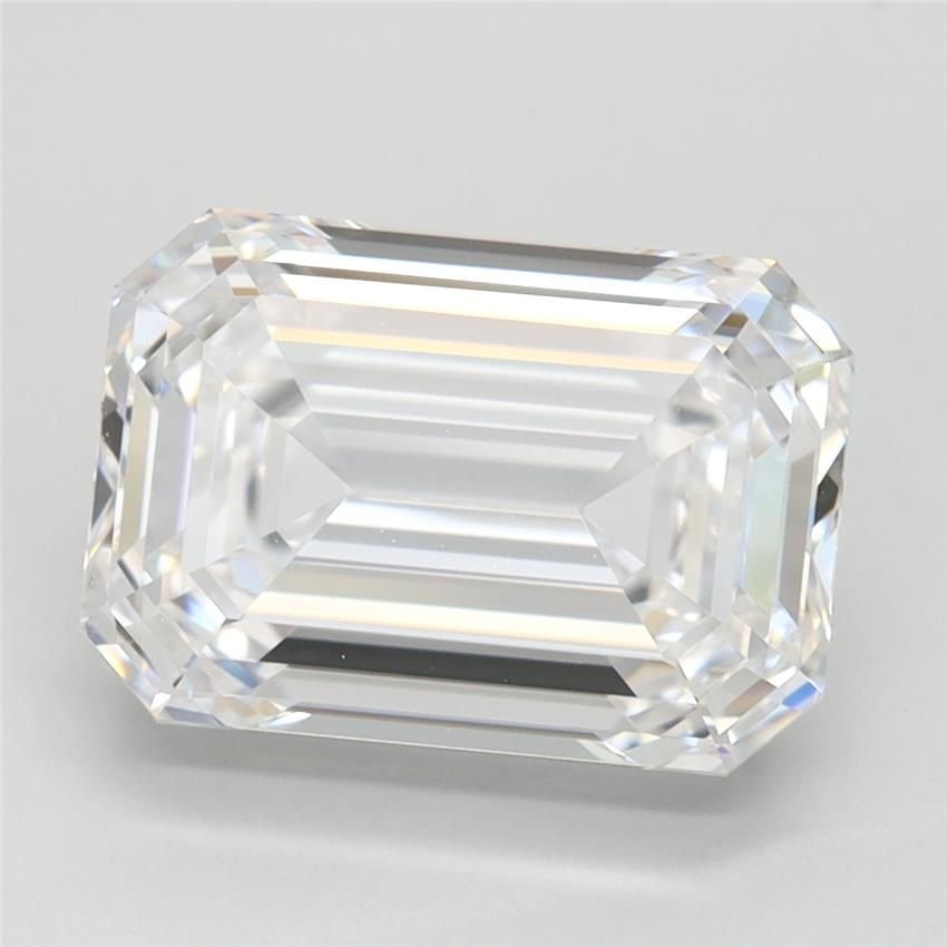 4.00ct F VVS2 Rare Carat Ideal Cut Emerald Lab Grown Diamond