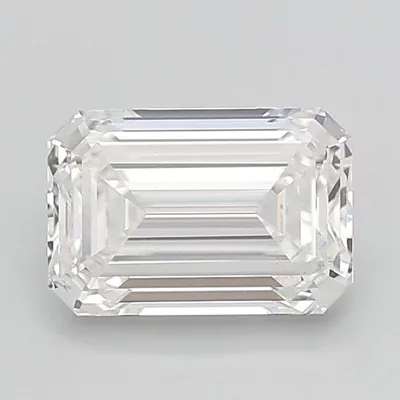 4.04ct G VS1 Rare Carat Ideal Cut Emerald Lab Grown Diamond