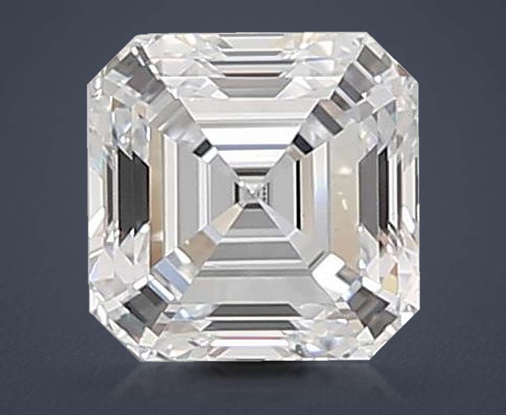 1.51ct D VS1 Rare Carat Ideal Cut Asscher Lab Grown Diamond