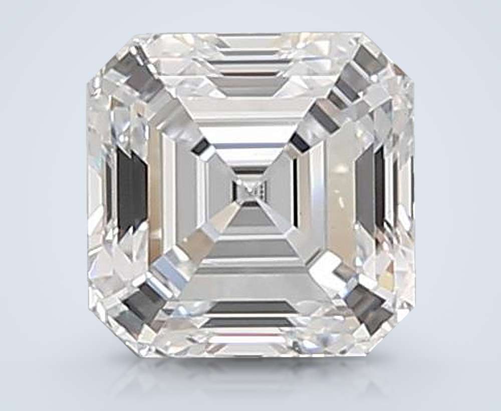 1.51ct D VS1 Rare Carat Ideal Cut Asscher Lab Grown Diamond