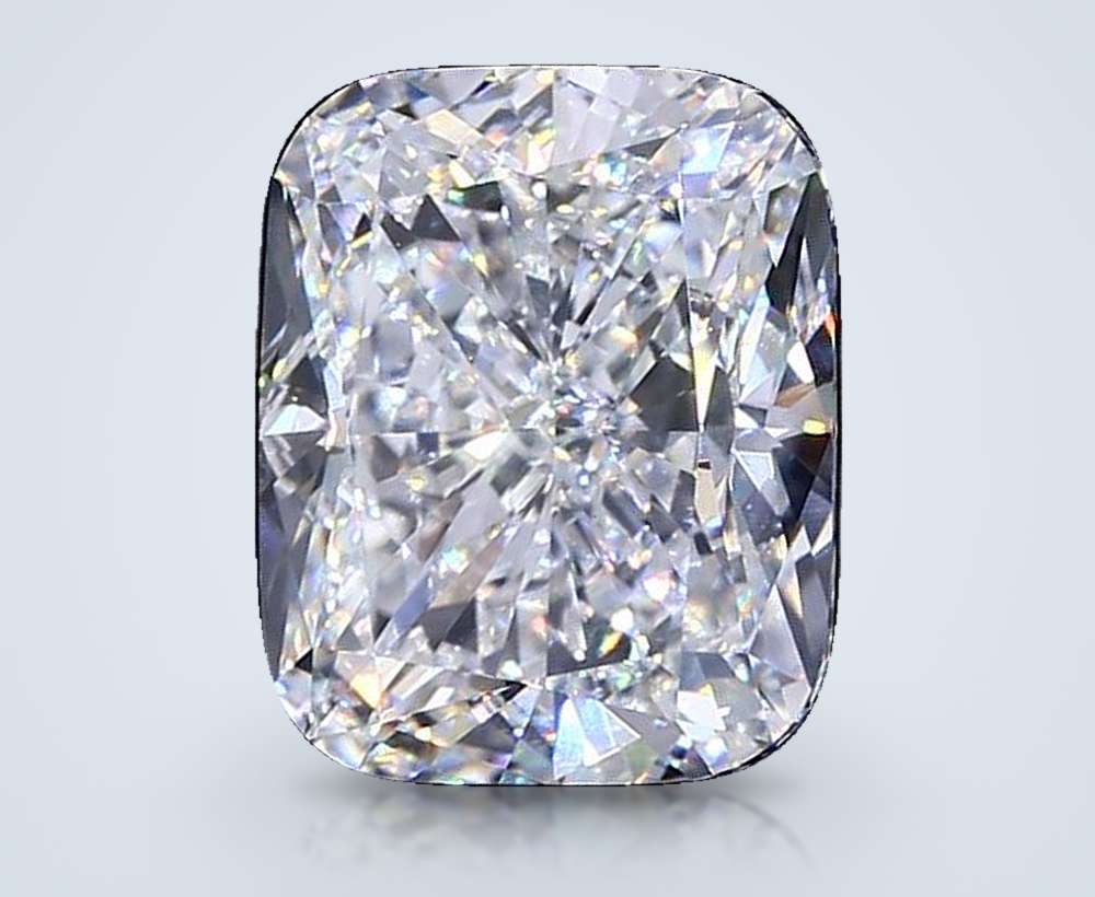 13.03ct F VVS2 Good Cut Cushion Lab Grown Diamond