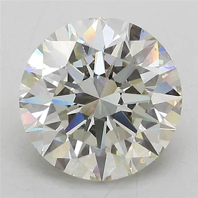 3.07ct J VS1 Excellent Cut Round Lab Grown Diamond