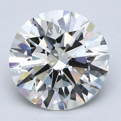 3.05ct J IF Rare Carat Ideal Cut Round Diamond