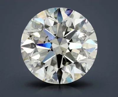 2.92ct K SI2 Rare Carat Ideal Cut Round Diamond