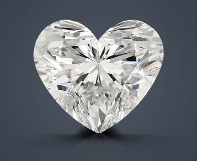 1.47ct F VVS2 Rare Carat Ideal Cut Heart Lab Grown Diamond