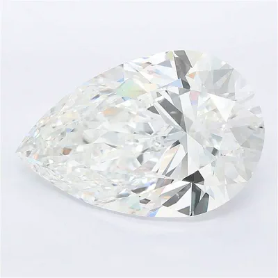 13.04ct E VVS2 Rare Carat Ideal Cut Pear Lab Grown Diamond