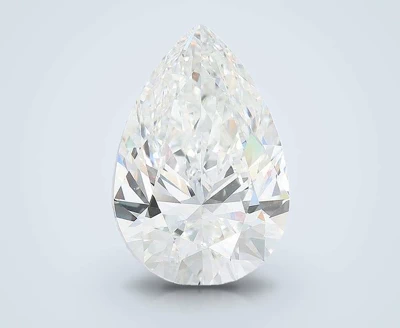 13.04ct E VVS2 Rare Carat Ideal Cut Pear Lab Grown Diamond