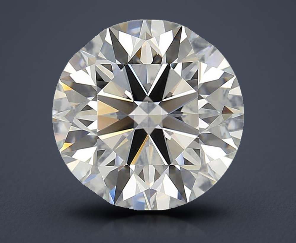 5.01ct H VVS2 Excellent Cut Round Lab Grown Diamond
