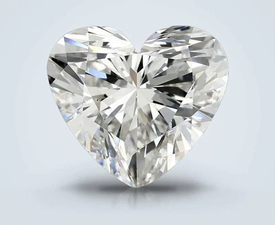 5.10ct F VS1 Rare Carat Ideal Cut Heart Lab Grown Diamond