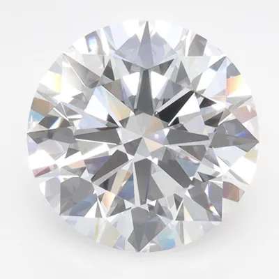 3.95ct D FL Rare Carat Ideal Cut Round Lab Grown Diamond