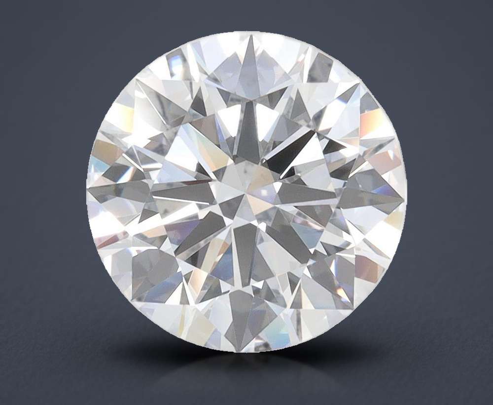 3.95ct D FL Rare Carat Ideal Cut Round Lab Grown Diamond