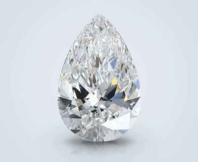 2.52ct F SI1 Rare Carat Ideal Cut Pear Diamond