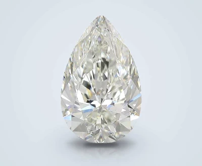 5.05ct H SI1 Rare Carat Ideal Cut Pear Diamond