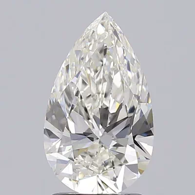 1.75ct H VS1 Rare Carat Ideal Cut Pear Lab Grown Diamond