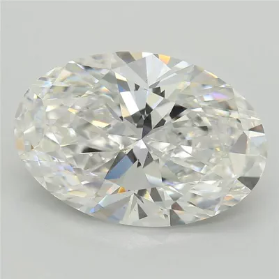 4.10ct E VS2 Rare Carat Ideal Cut Oval Lab Grown Diamond