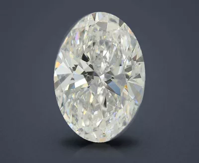 4.10ct E VS2 Rare Carat Ideal Cut Oval Lab Grown Diamond