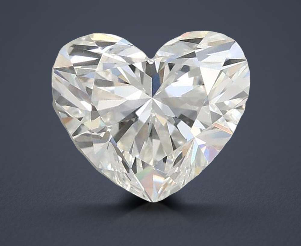 2.05ct E IF Rare Carat Ideal Cut Heart Lab Grown Diamond