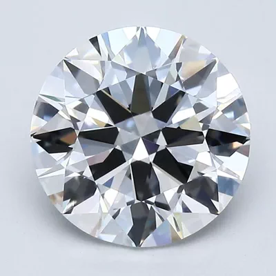 3.01ct D IF Rare Carat Ideal Cut Round Diamond