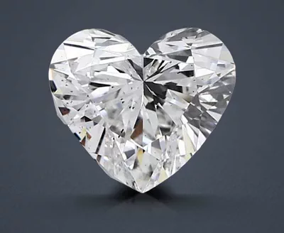 1.54ct E SI1 Rare Carat Ideal Cut Heart Lab Grown Diamond
