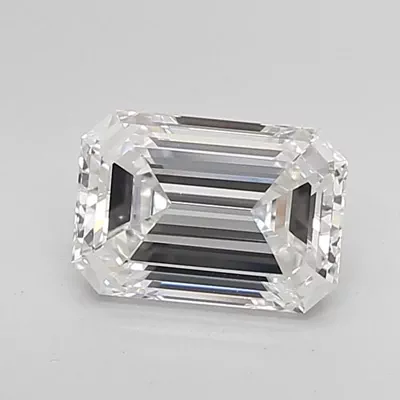2.11ct F VS1 Rare Carat Ideal Cut Emerald Lab Grown Diamond
