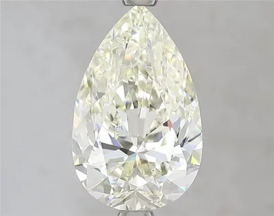 3.01ct K SI1 Rare Carat Ideal Cut Pear Diamond
