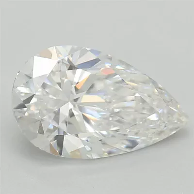 1.09ct E VVS2 Rare Carat Ideal Cut Pear Lab Grown Diamond