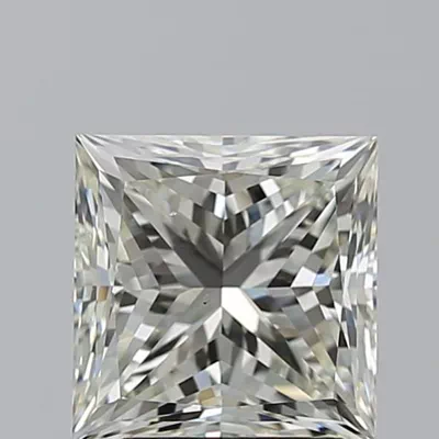 3.02ct K VS2 Very Good Cut Princess Diamond