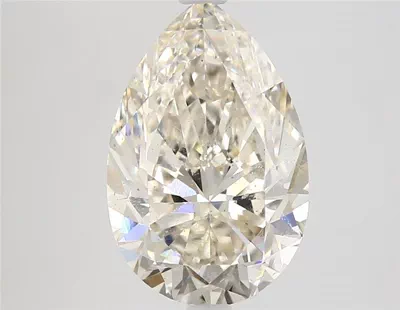 3.02ct J SI2 Very Good Cut Pear Diamond