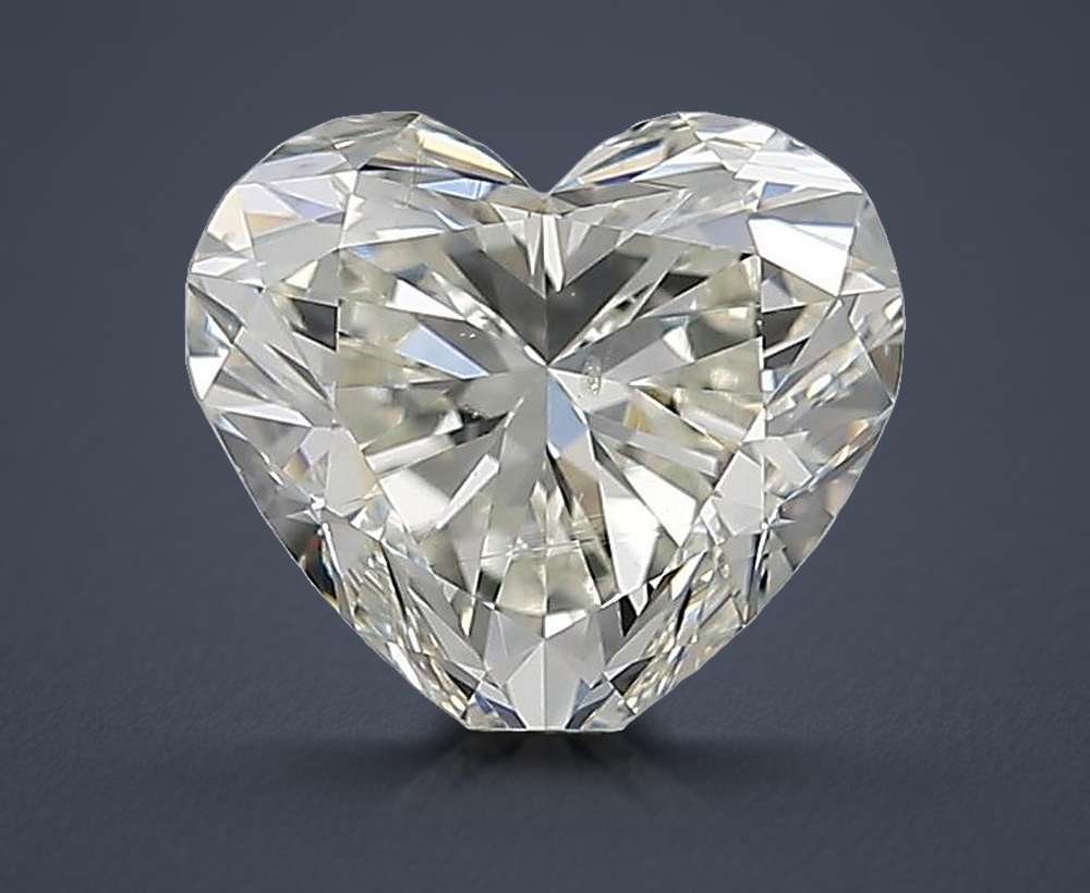 2.01ct K SI2 Rare Carat Ideal Cut Heart Diamond