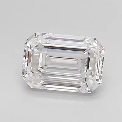 1.67ct D VVS1 Rare Carat Ideal Cut Emerald Lab Grown Diamond