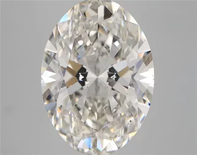 6.07ct H VS2 Rare Carat Ideal Cut Oval Lab Grown Diamond