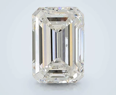3.08ct F VS1 Rare Carat Ideal Cut Emerald Lab Grown Diamond