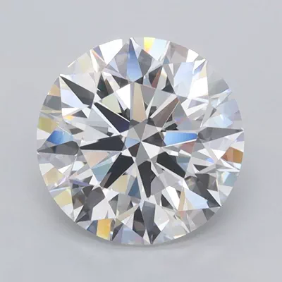 2.36ct D VVS1 Rare Carat Ideal Cut Round Lab Grown Diamond