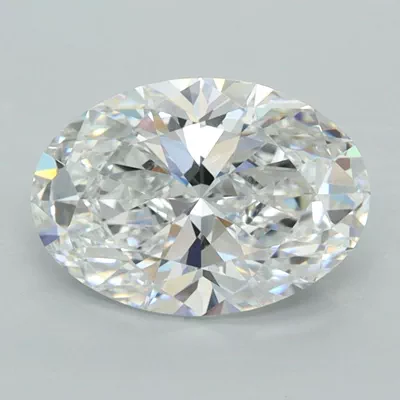 2.02ct D VVS1 Rare Carat Ideal Cut Oval Lab Grown Diamond