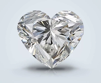 1.01ct H VS2 Rare Carat Ideal Cut Heart Diamond