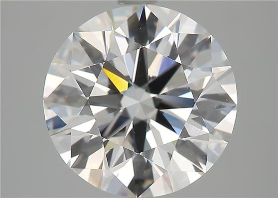 3.31ct F IF Excellent Cut Round Diamond