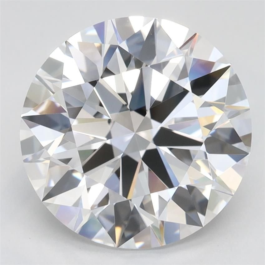 3.41ct D IF Rare Carat Ideal Cut Round Lab Grown Diamond