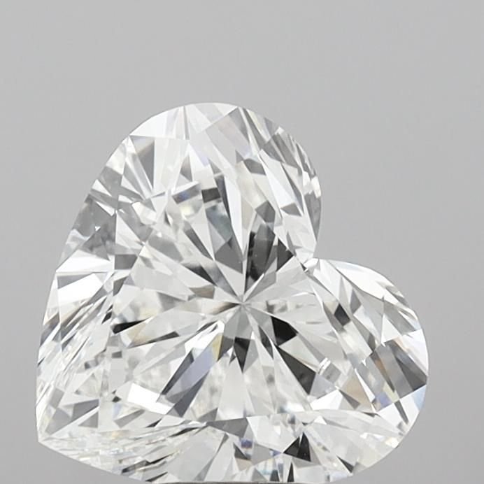 5.33ct E VVS2 Very Good Cut Heart Lab Grown Diamond