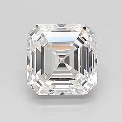 1.00ct D VS1 Rare Carat Ideal Cut Asscher Lab Grown Diamond