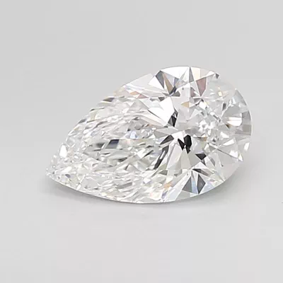 1.23ct D VVS1 Rare Carat Ideal Cut Pear Lab Grown Diamond