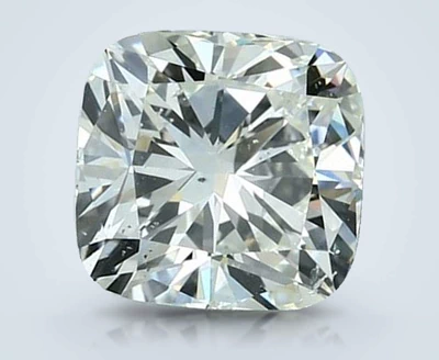 3.51ct J SI1 Rare Carat Ideal Cut Cushion Diamond