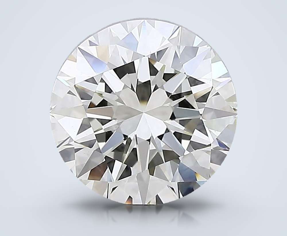 4.39ct J VS2 Rare Carat Ideal Cut Round Diamond