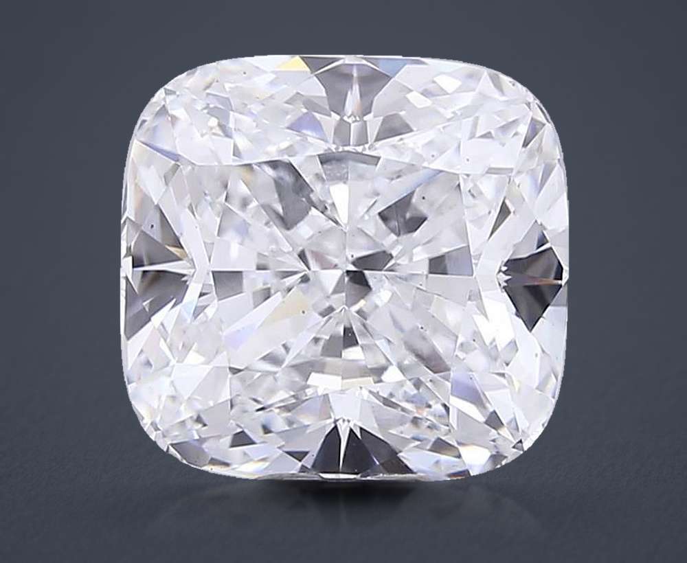 14.06ct E VS2 Rare Carat Ideal Cut Cushion Lab Grown Diamond