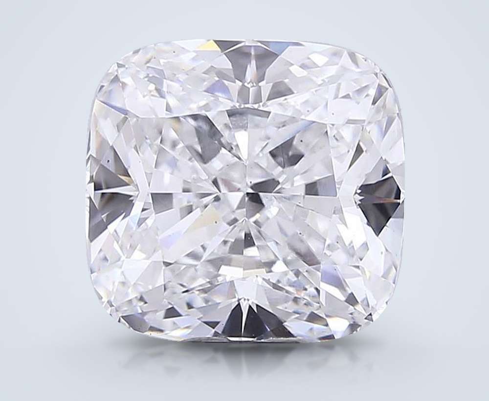 14.06ct E VS2 Rare Carat Ideal Cut Cushion Lab Grown Diamond
